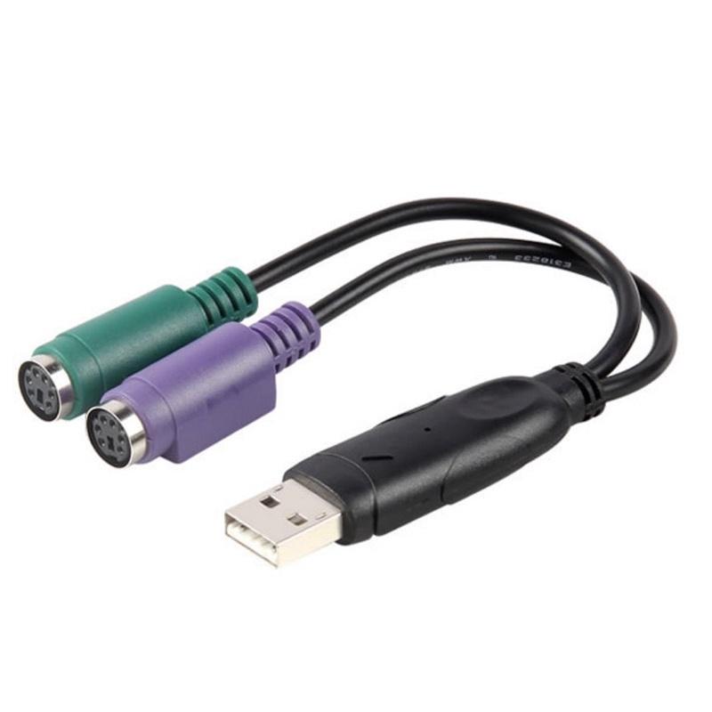 Cable đổi USB ra PS/2 cho bàn phím và chuột máy vi tính