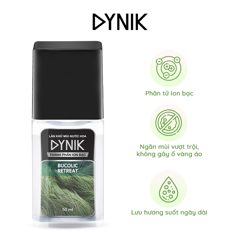 Combo 2 lăn khử mùi nước hoa Dynik 50ml/chai