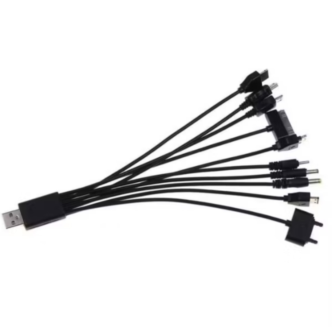 DÂY KẾT NỐI CHIA 10 ĐẦU KẾT NỐI SẠC MÁY TÍNH LAPTOP