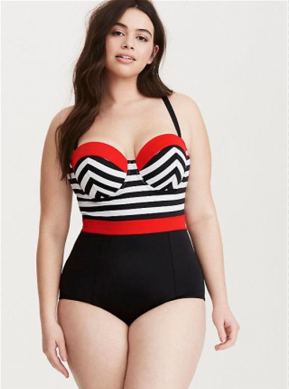 Bộ Đồ Bơi Plus Size Phong Cách Hàn Quốc Quyến Rũ Cho Nữ#X63