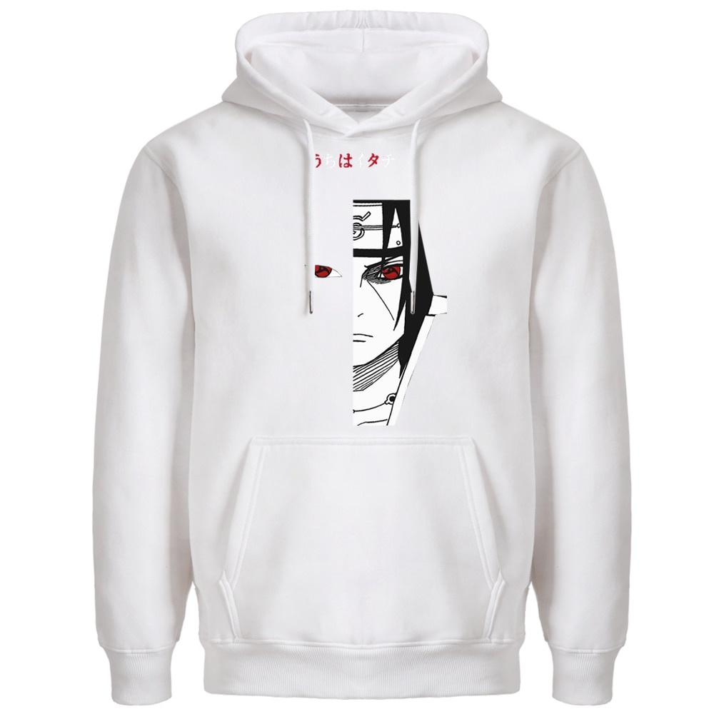 Áo hoodie in hình Naruto Uchiha Itachi phong cách Nhật Bản thời trang thu đông cho nam