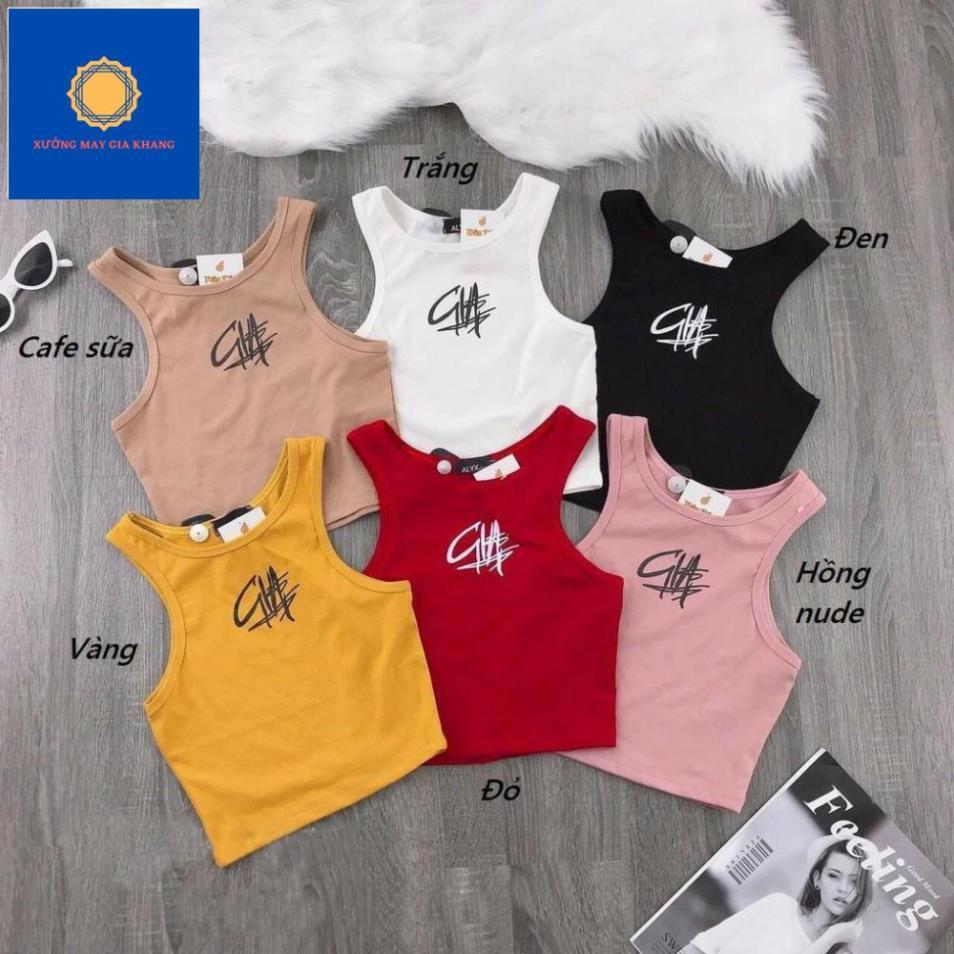 Áo thun bé gái sport body ôm, kiểu 3 lỗ thời trang, phong cách thể thao - Xưởng may Gia Khang