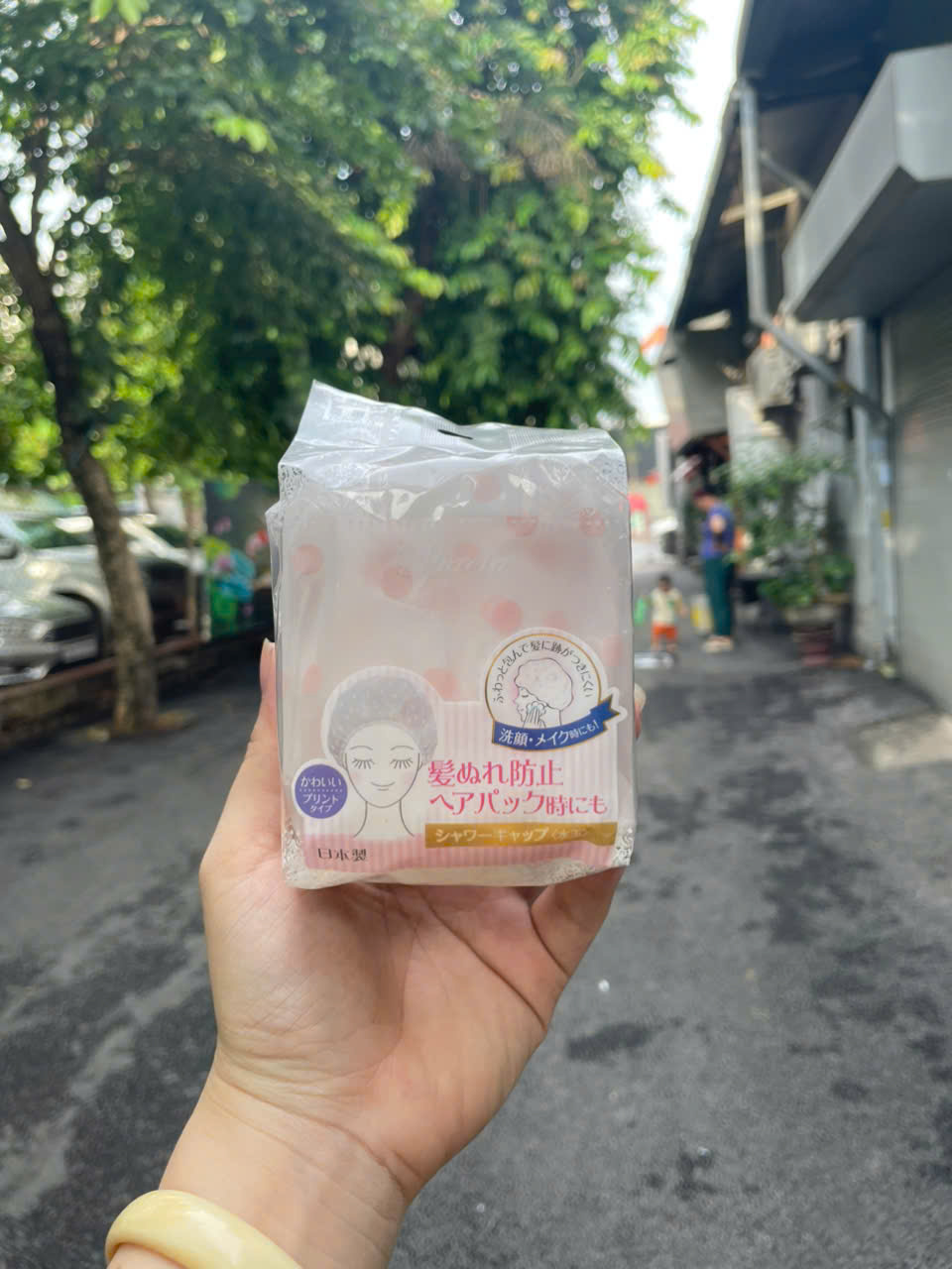 Mũ tắm trùm đầu cao cấp Towa Sangyo - Hàng nội địa Nhật Bản nhập khẩu chính hãng