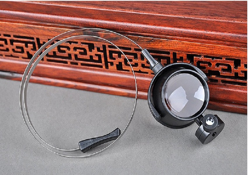 Kính đeo mắt có đèn LED trợ sáng, chuyên dụng sửa chữa, soi mẫu V3