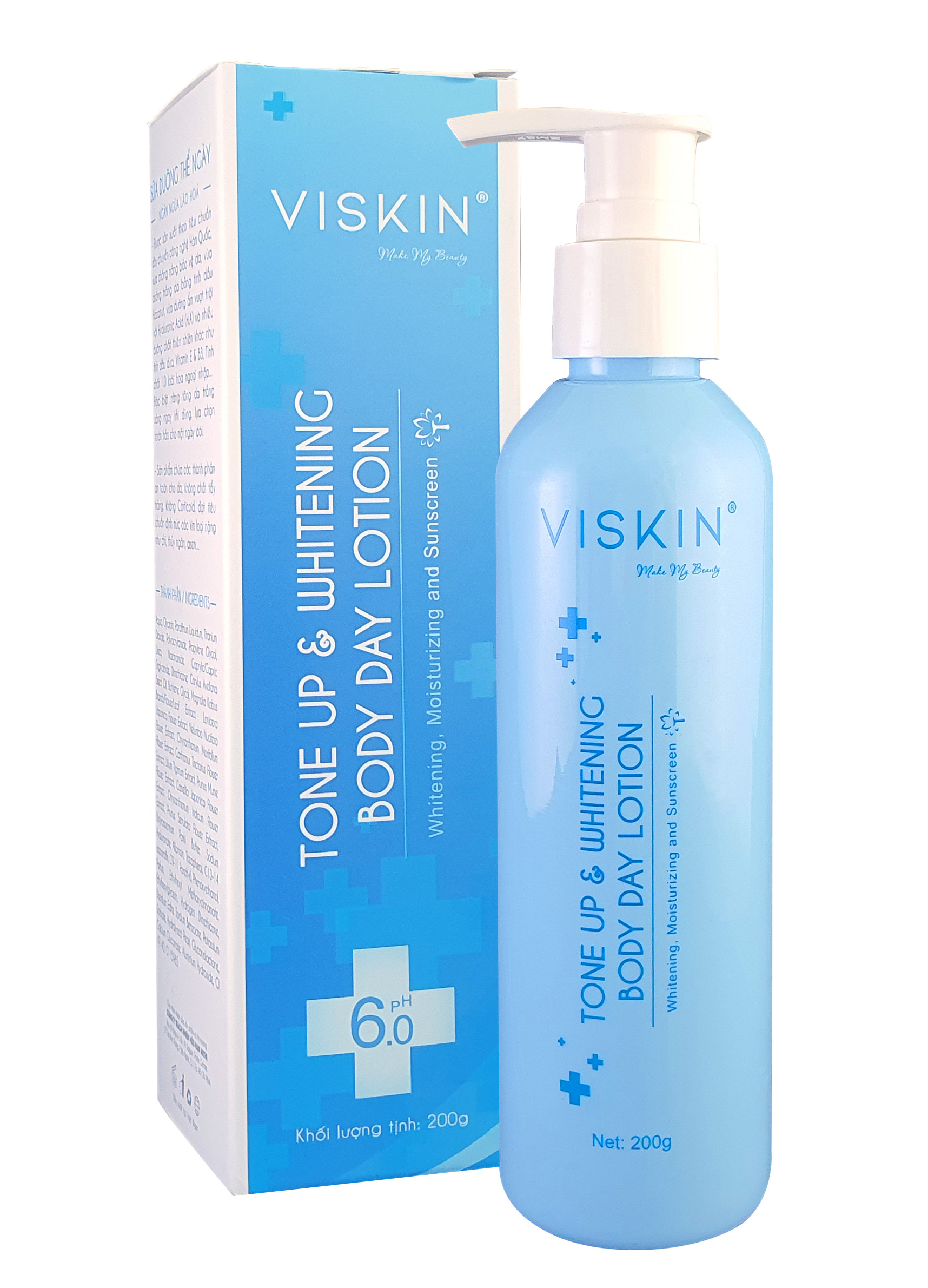 SỮA DƯỠNG THỂ TRẮNG DA VISKIN - BODY DAY LOTION