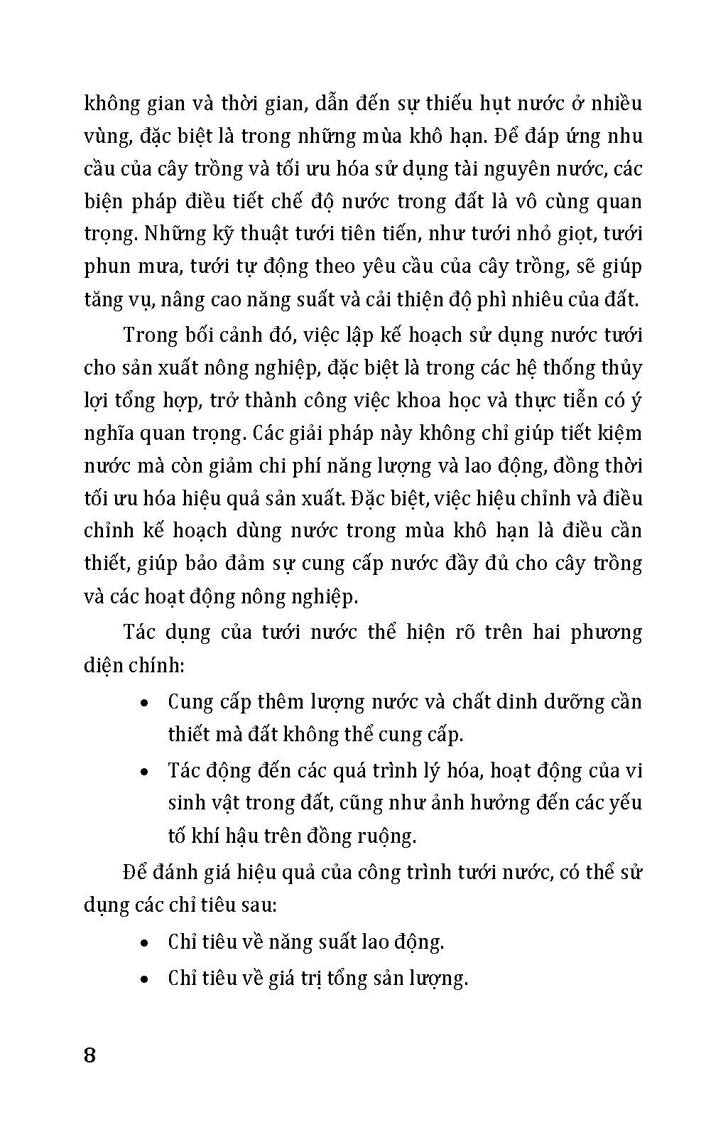 Nông Nghiệp Xanh Và Sạch - Kỹ Thuật Tưới Trong Nông Nghiệp Xanh