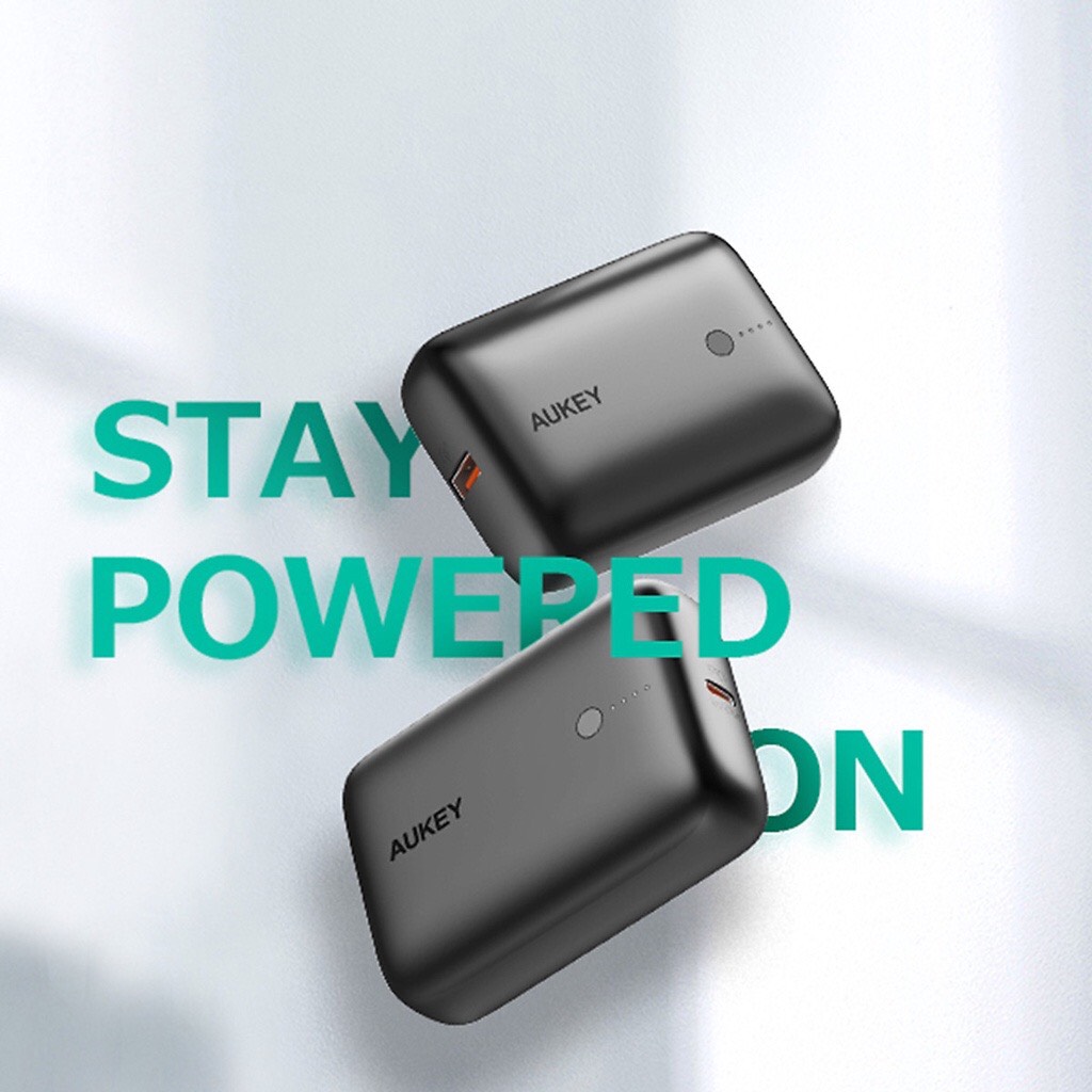 Pin Sạc Dự Phòng AUKEY Basix Mini PB-N83S 10000mAh - Sạc Nhanh Power Delivery 20W và Quick Charge 3.0 18W - Hàng Chính Hãng