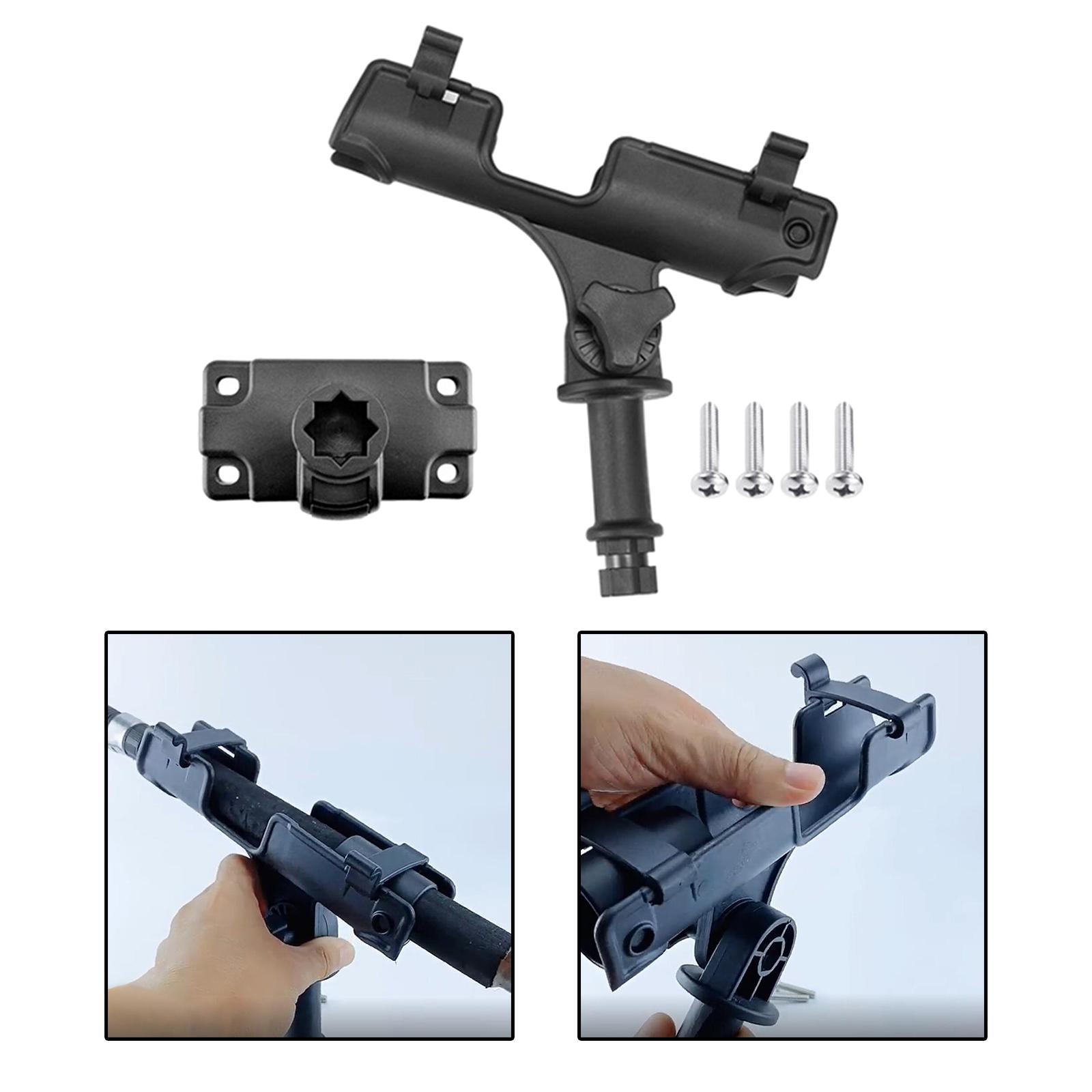 360° Adjustable Kayak Fishing Boat Flush Mount Rod Holder Rest Kit
