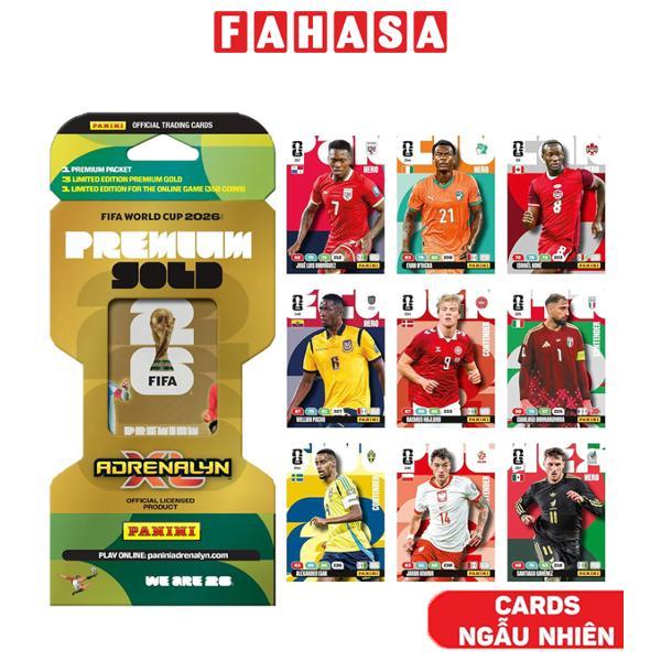 Gói Thẻ Hình Fifa World Cup 2026 Adrenalyn XL - Hoàng Kim - Panini (Mẫu Sản Phẩm Giao Ngẫu Nhiên)