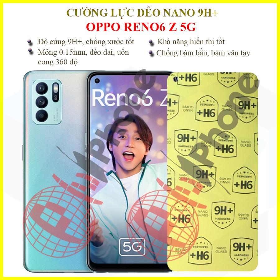 Dán cường lực dẻo nano dành cho  Oppo Reno6 Z 5G