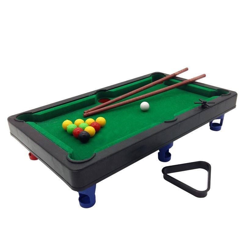 Đồ Chơi Bàn Bida Mini Size 33Cm 16 Bóng Đánh Số, Kèm Phụ Kiện