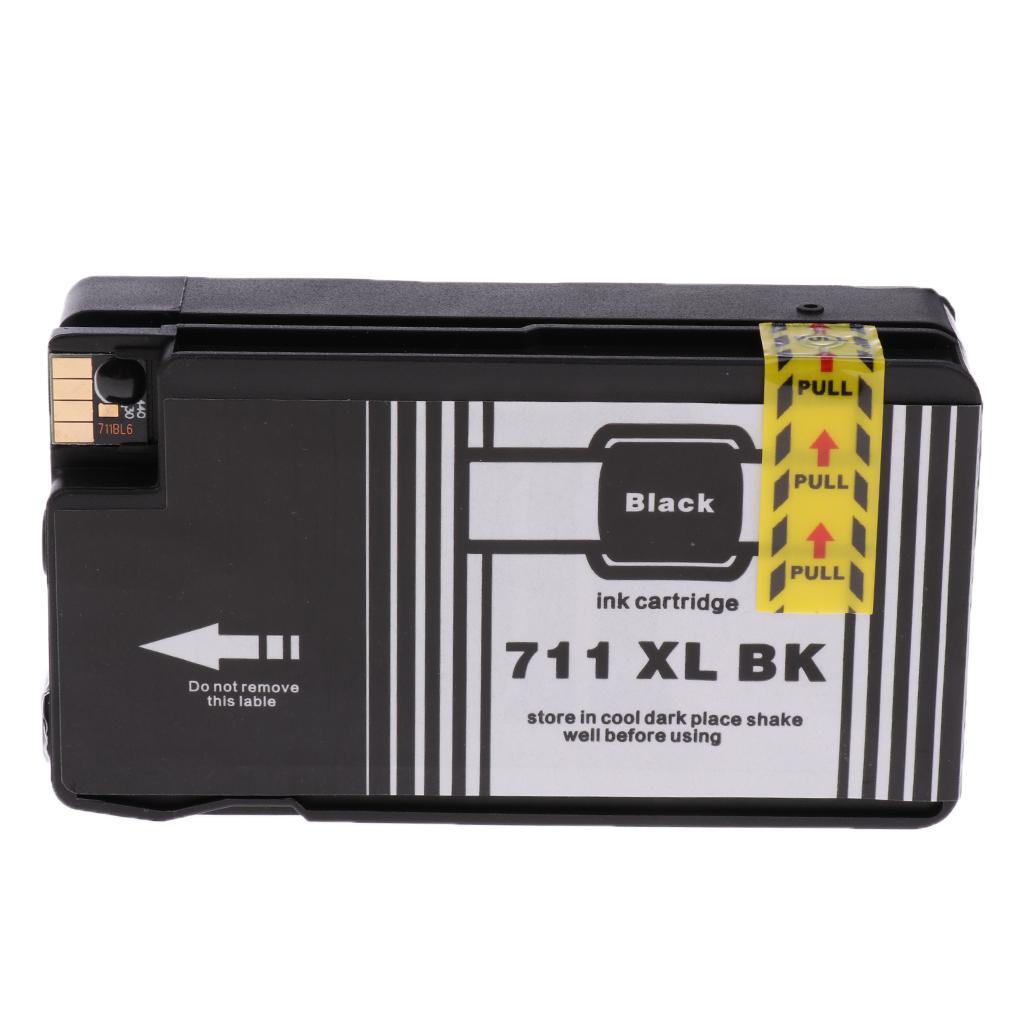 Ink Cartridges 711XL Replacement for HP T120 24-in ePrinter Black