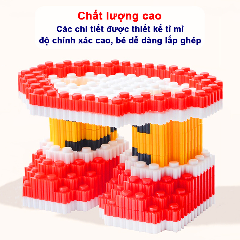 Mô hình lắp ráp mini 12 con giáp BBShine, Đồ chơi mô hình 3D nhiều màu sắc tươi sáng dành cho bé – DC071