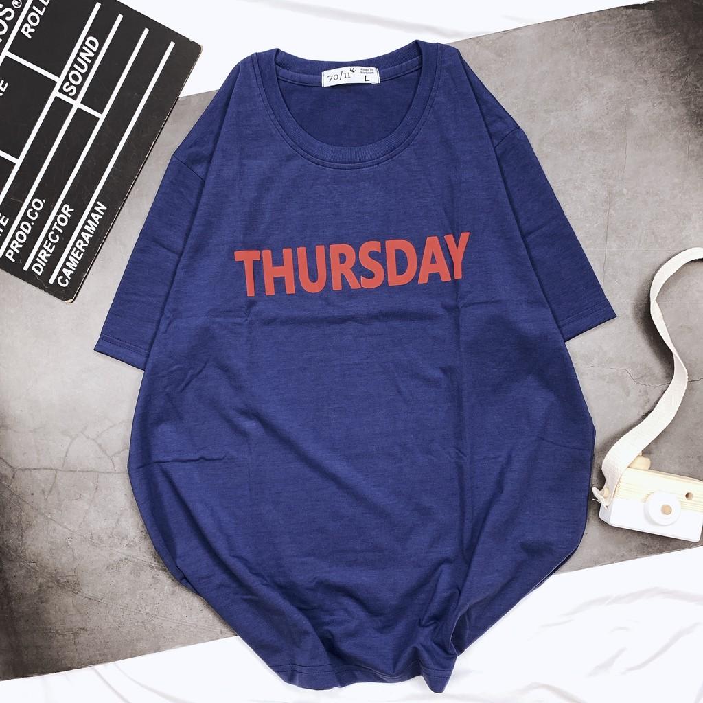 - Áo thun tay ngắn Be Yourself unisex size M L XL - Các ngày trong tuần
