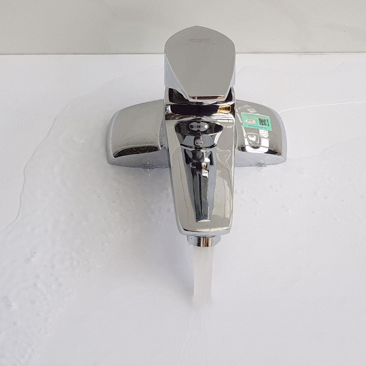 Vòi Lavabo nóng lạnh 2 chân Đồng mạ Chrome Eurolife EL-SUN 03
