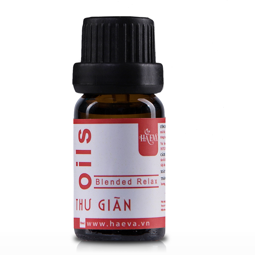 Tinh dầu đẩy lùi lo lắng Thư Giãn premium Haeva 10ml - Hàng nhập khẩu Ấn Độ