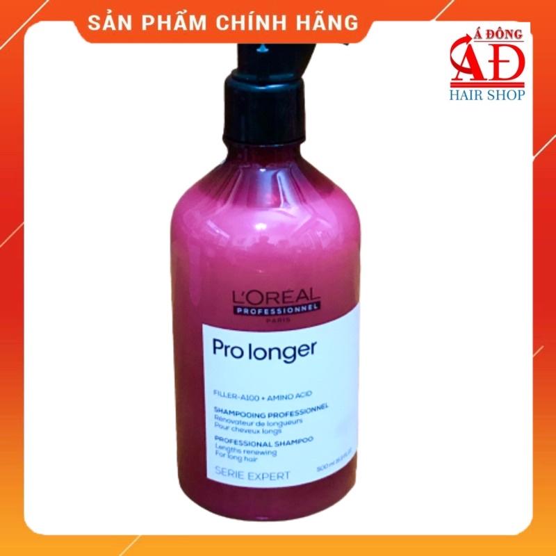Dầu Gội Xả Hấp Ủ Dưỡng Tóc Loreal Pro Longer Chắc Khoẻ Giảm Đứt Gãy New 500Ml - Dầu Gội 500Ml