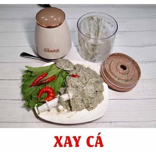 Máy Xay Sinh Tố OSAKA - Máy say đa năng - Cối xay gia dụng mini - Xay thịt, tỏi, đá, cá, rau củ quả - BH 6 tháng