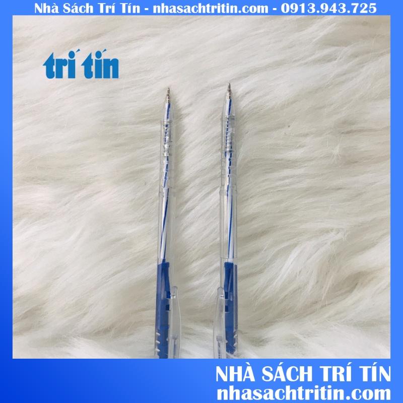 Bút bi TP-027 màu xanh đen đỏ đầu nhỏ 0.5mm (VPP TRÍ TÍN)