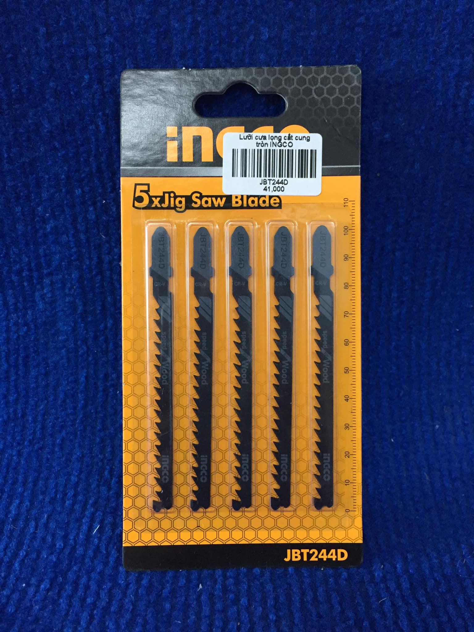BỘ LƯỠI CƯA LỌNG GỖ 5 CÂY INGCO JBT111C, JBT101D, JBT244D - HÀNG CHÍNH HÃNG
