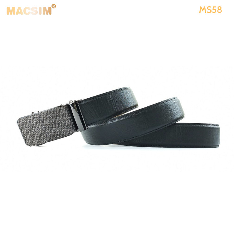 Thắt lưng nam da thật cao cấp nhãn hiệu Macsim MS58