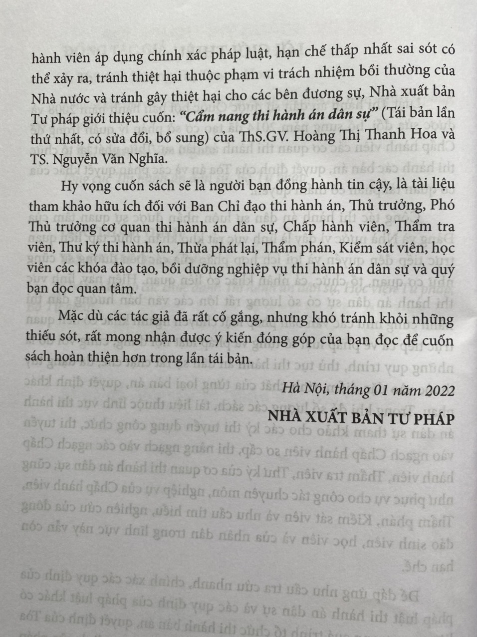 Cẩm Nang Thi Hành Án Dân Sự