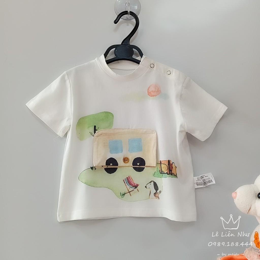 Áo Phông  Bé Trai - Bé Gái Hình 3D  Chất Cotton Mềm Mát.