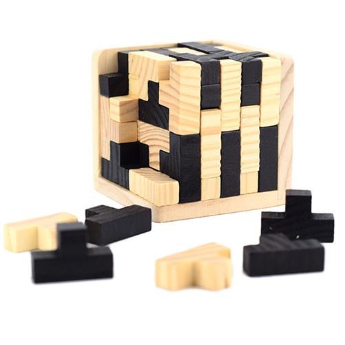 Tetris Puzzle 5 Magic 54 Tấm Lắp Ráp Trẻ Em Bằng Gỗ Kích Đồ Chơi Thông Minh CHUMKLB01