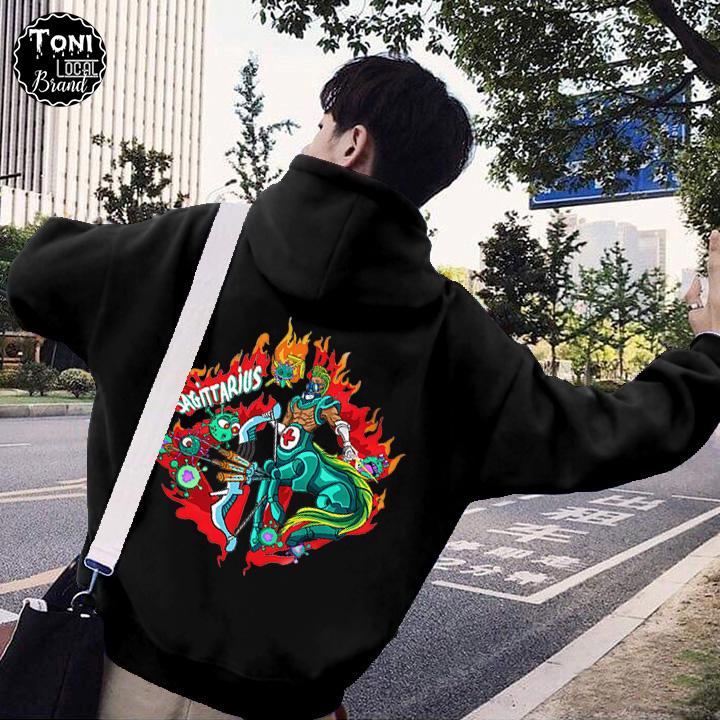 Áo Hoodie Local Brand Unisex NHÂN MÃ Nỉ Bông Form Rộng Full Box