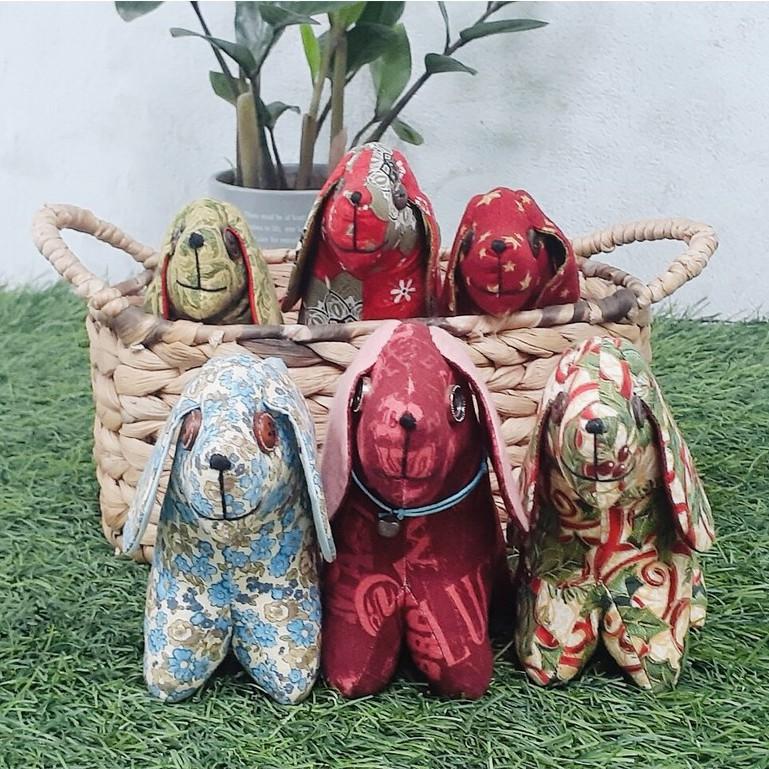 Chó Bông Đồ Chơi Kymviet Cho Bé Cati 100% Handmade Cotton