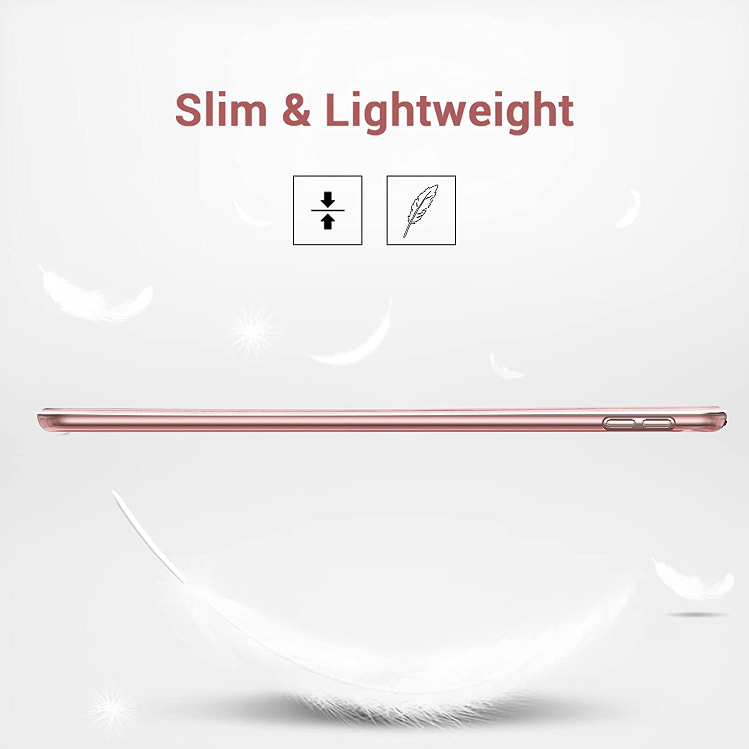 Bao da dành cho iPad Gen 9 10.2 inch 2021 ESR Rebound Slim Smart Case - Hàng Nhập Khẩu