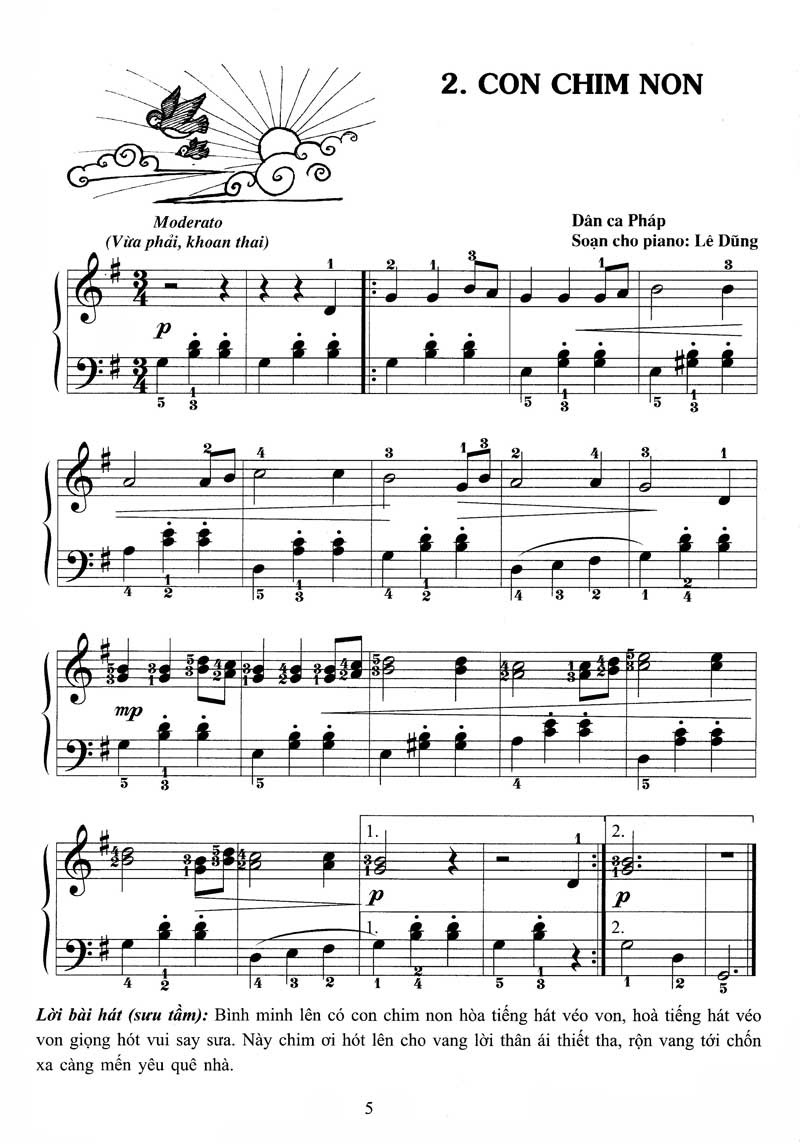 Piano Cho Thiếu Nhi - 220 Tiểu Phẩm Nổi Tiếng - Tập 4