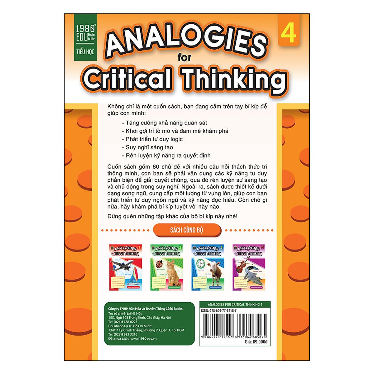Analogies for Critical Thinking  - Bản Quyền