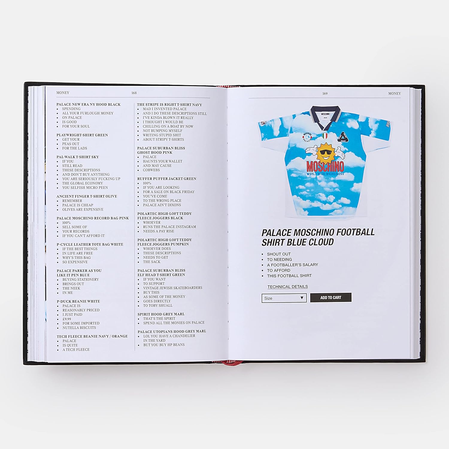 Palace Product Descriptions