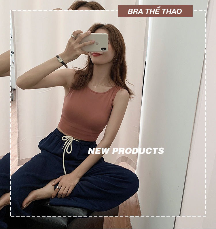 Hình ảnh Áo Bra thể thao thiết kế dáng croptop tôn vòng eo cá tính dành cho nữ- 3682- Lê Ngọc Fashion