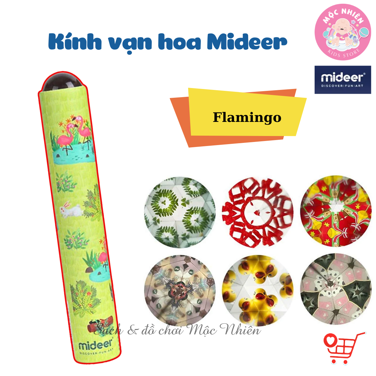 Đồ chơi sáng tạo Kính vạn hoa Magic Kaleidoscope - chính hãng MIDEER