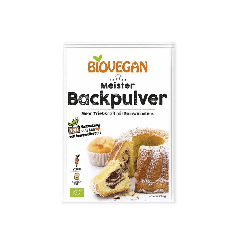 Bột nở hữu cơ cao cấp Biovegan Baking Powder 17g