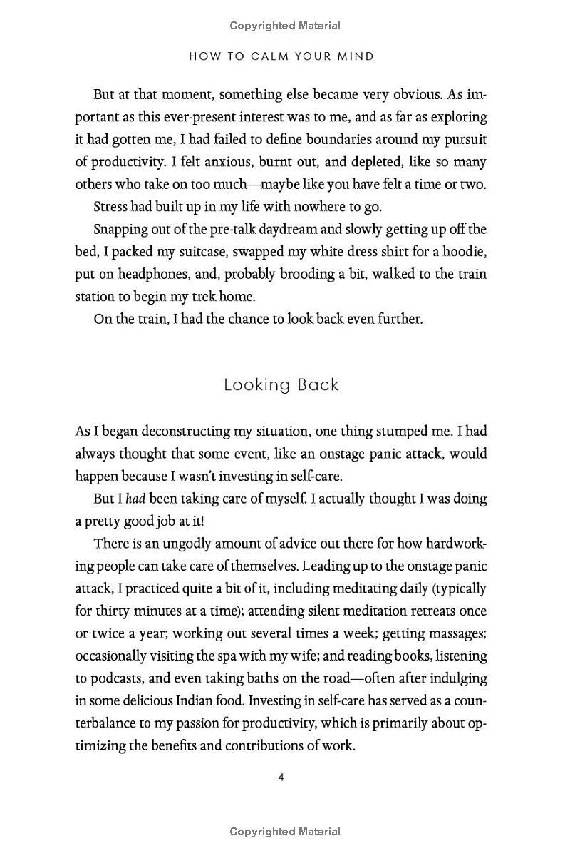 Sách ngoại văn: How To Calm Your Mind