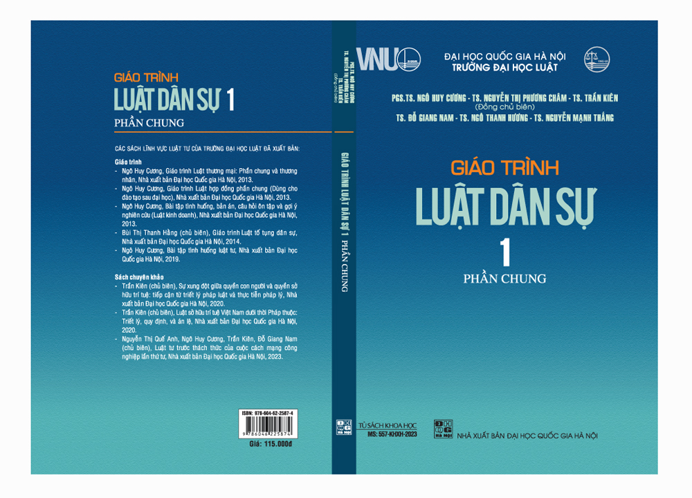 Giáo trình luật dân sự 1 (Phần chung)