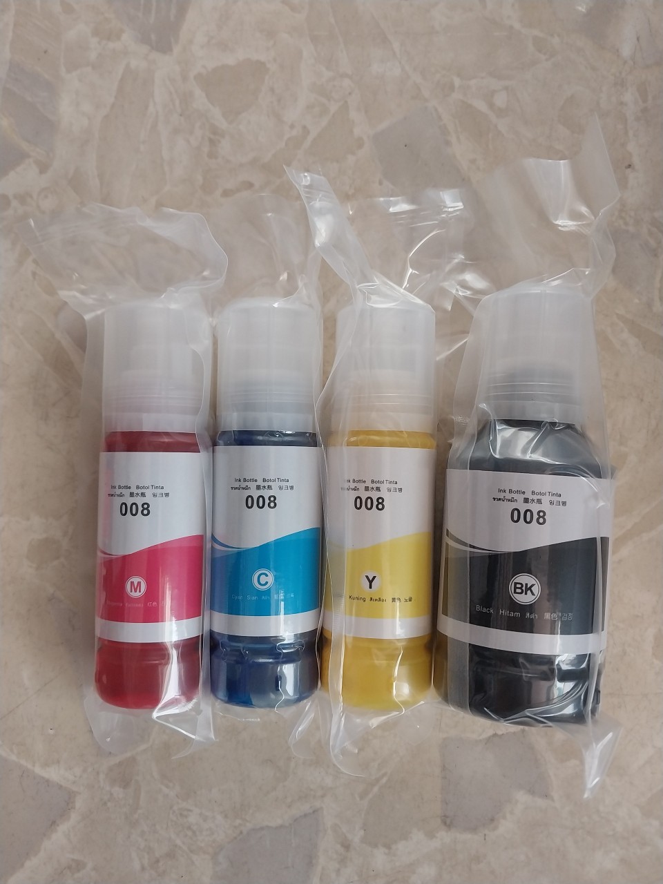 Set 4 màu CMYK Mực in dầu pigment đa năng dành cho EPN-hàng nhập khẩu