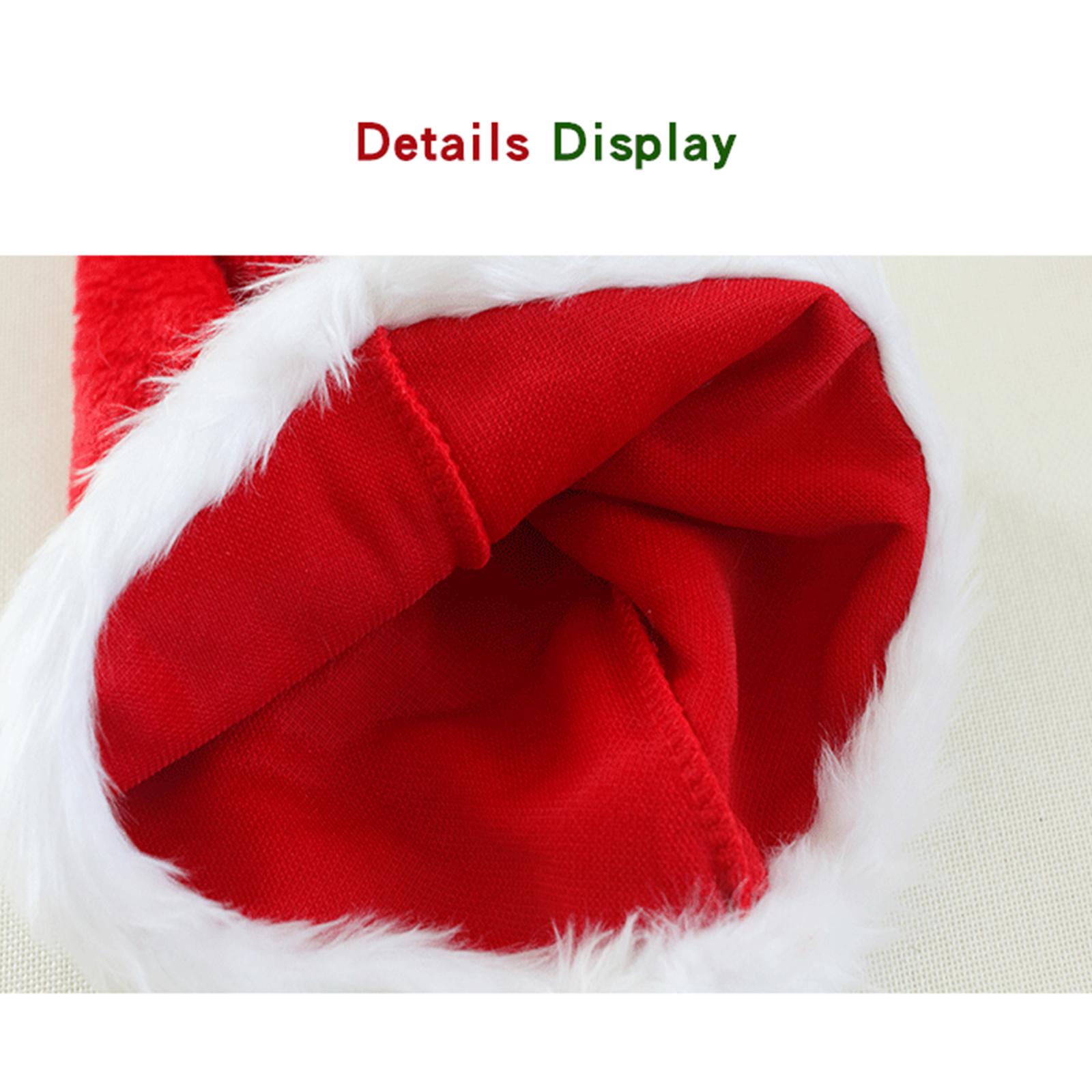 Mũ Ông Già Noel Unisex Cho Người Lớn / Trẻ Em