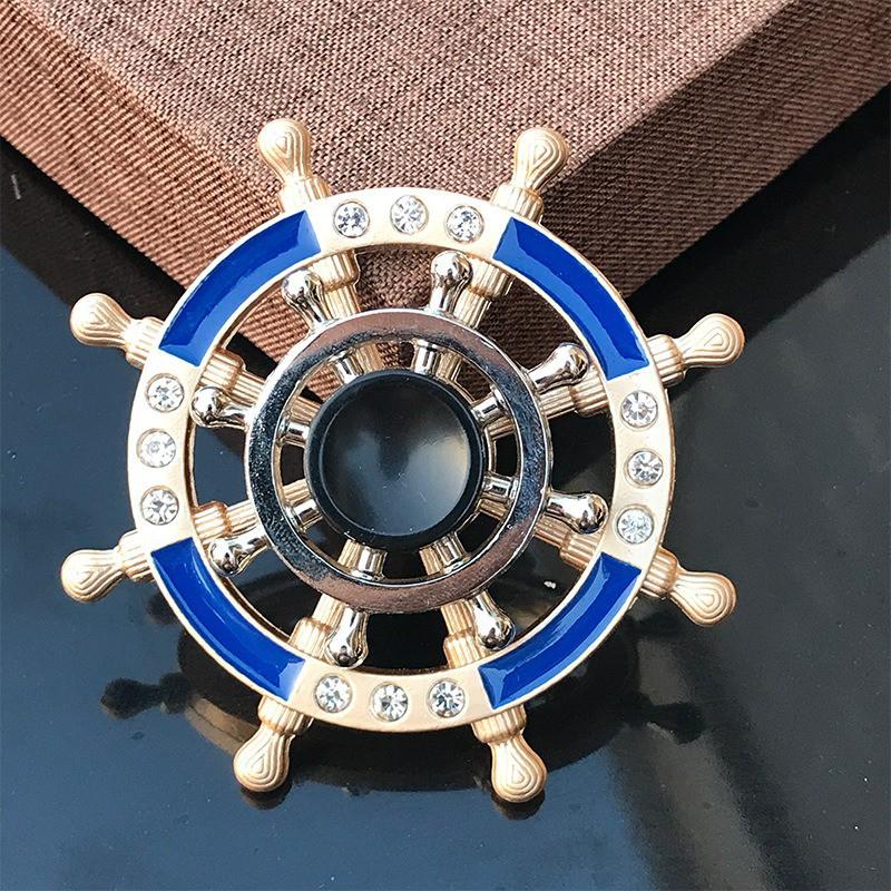 SPINNER Con quay SIÊU NHÂN AVENGERS đỏ thép 2 tầng 2 chế độ quay kép KIM LOẠI thép cực chắc chắn