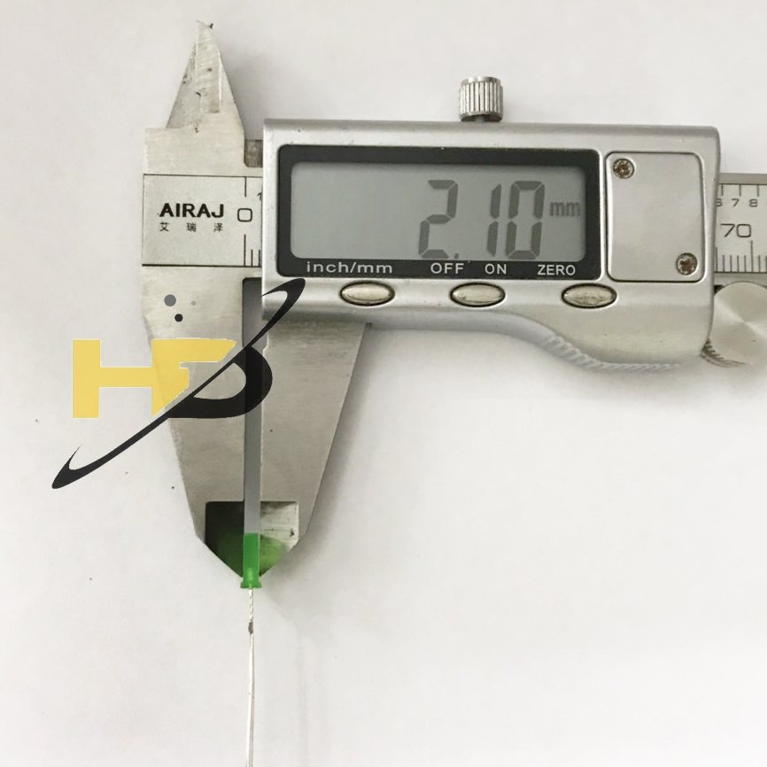 Combo 50 Con Led Vuông 2x5x7mm Màu Xanh Lá Loại Tốt