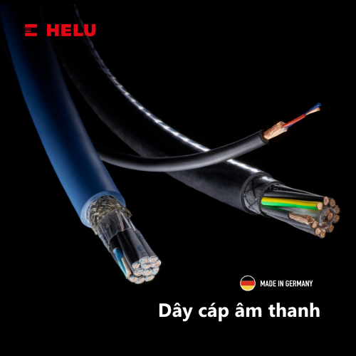 Dây cáp âm thanh HELUKABEL HELUSOUND Mikrofonkabel | Black | 2 x 0.22 mm²