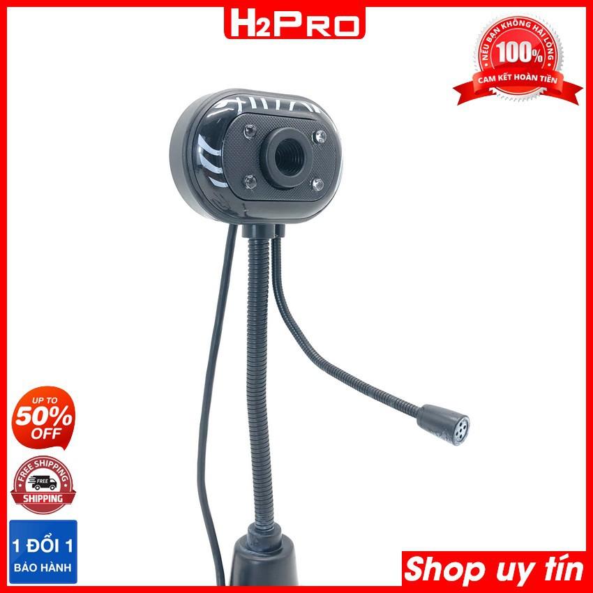 Webcam Chân Cao Có Mic H2Pro chất lượng cao, Webcam giá rẻ cho học sinh, sinh viên