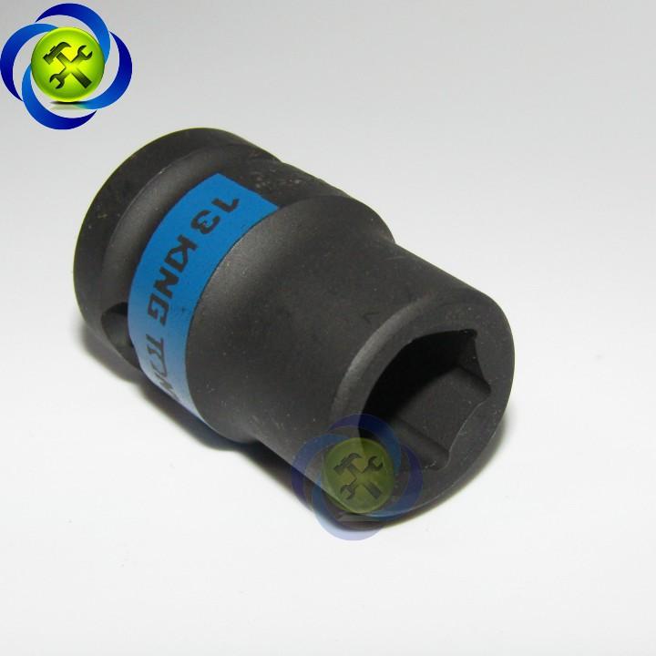 Tuýp đen ngắn Kingtony 453513M 13mm 1/2 6 cạnh