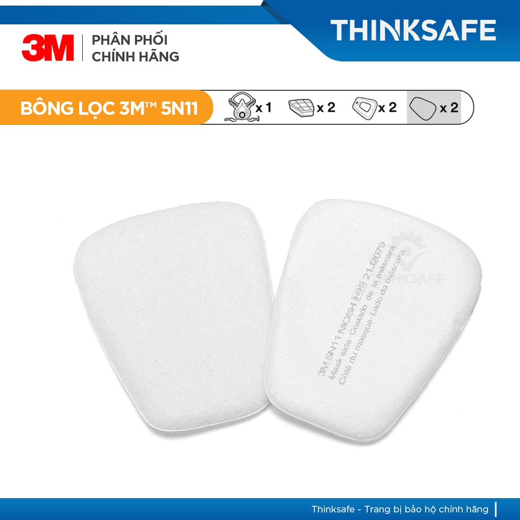 Mặt nạ phòng độc 3M 6200 bộ 7 món sử dụng phin 3M 6006 - mặt nạ phòng dịch, chống bụi, chống độc phun sơn hàn xì - lọc hơi vô cơ, hữu cơ- Axit