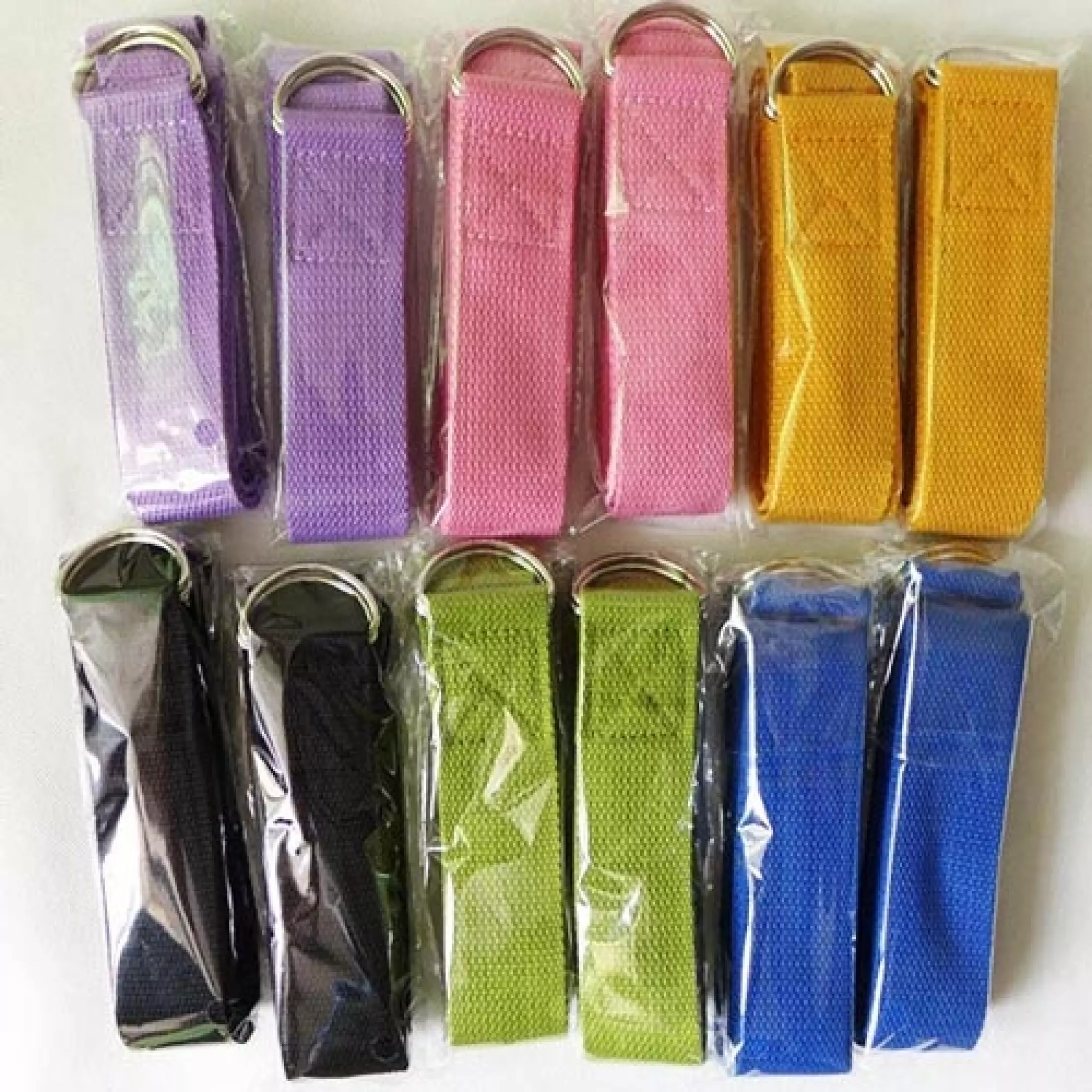 Combo 3 Dụng Cụ Hỗ Trợ Tập Yoga - YOGA QG: 2 Gạch Tập Yoga Trơn, Không Họa Tiết + 1 Dây Đai Tập Yoga Sợi Cotton
