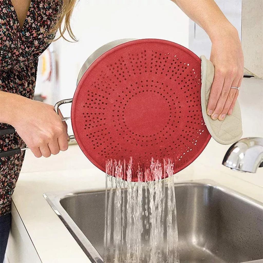 Nắp Silicone Chống Bắn Dầu Cho Nhà Bếp