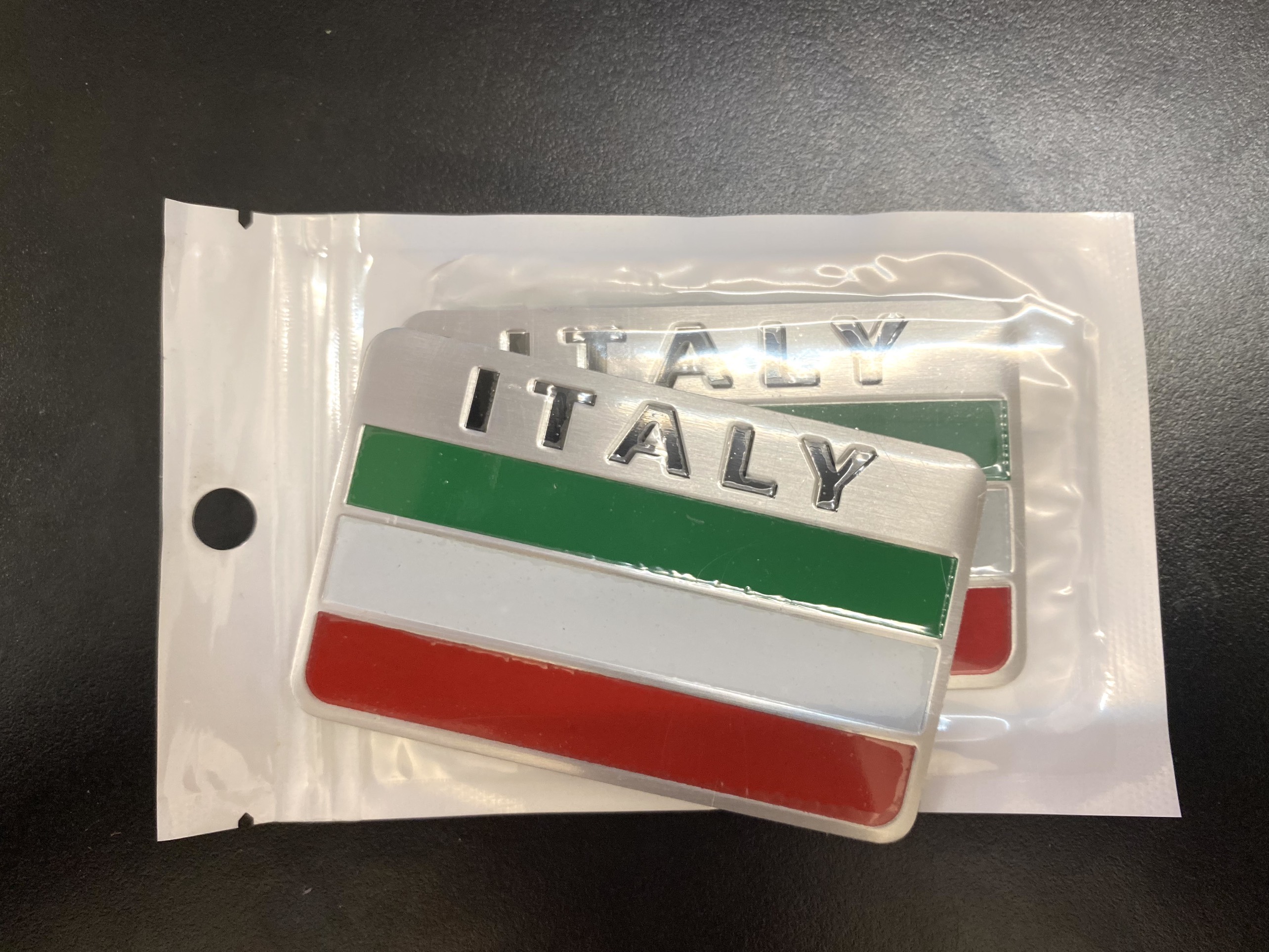 Tem Nhôm Logo Dán Xe Hình Lá Cờ Các Nước Hoa Kỳ, Italia, Germany Trang Trí Ô Tô Xe Máy